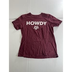 Texas A&M Aggies Size M Fanatic T Shirt Short Sleeve Maroon Red
